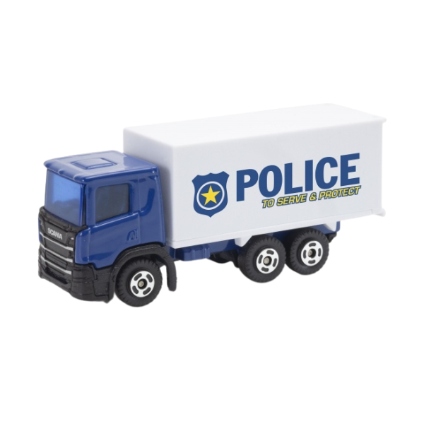 Набор из 3 Коллекционных Металлических Машинок 1:64 WELLY, POLICE