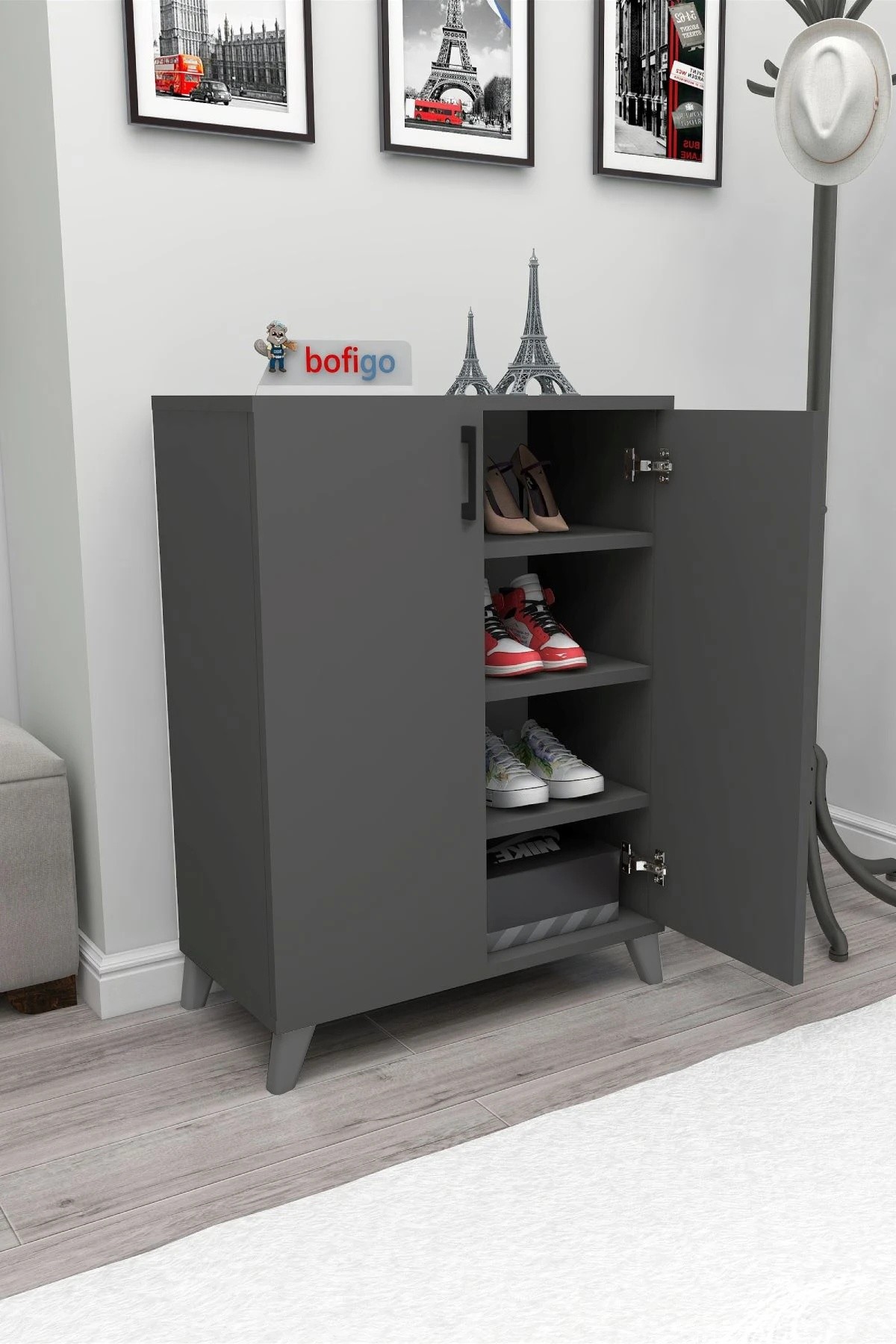 Обувница Bofigo 12-40-08 Anthracite
