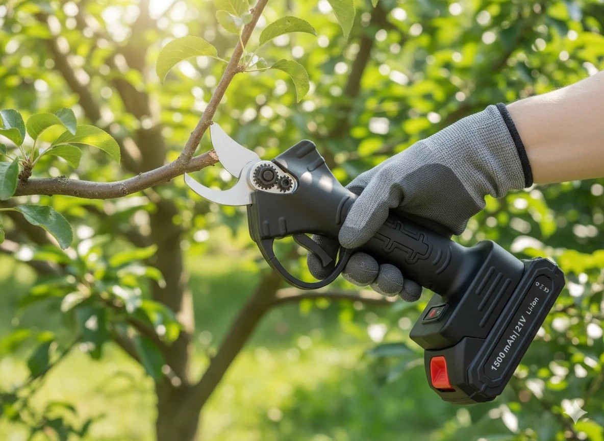 Секатор аккумуляторный GardenLine WAN5479