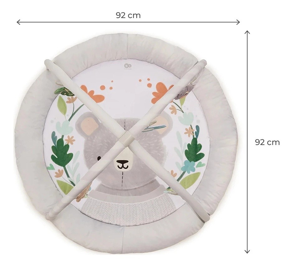 Развивающий коврик Kinderkraft Cozyplay Gray (KPCOZY00LGR0000)