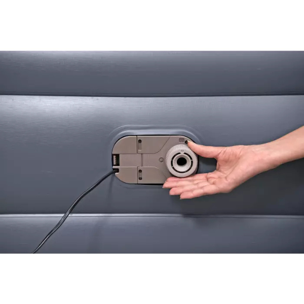 Bestway Надувной матрас со встроенным электронасосом 220 V и изголовьем, 229х152х84см