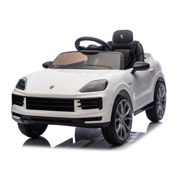 Машина Porsche Cayenne, Аккумулятор 12V7Ah, 2 мотора 25W, EVA колеса, кожаные сидения