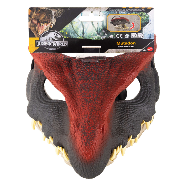 Маска динозавра «Jurrasic World», с подвижной челюстью