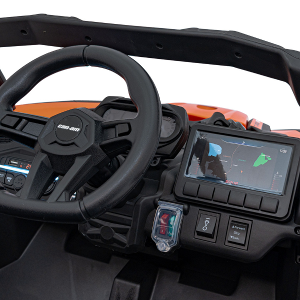 Машина Can-Am Maverick, Аккумулятор 12V10AH, 4 мотора 35W, EVA колеса, кожаные сидения