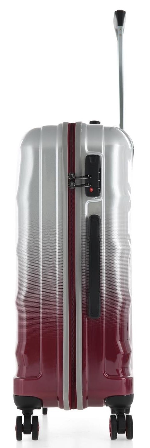 Чемодан CCS 5226 S Grey/Burgundy