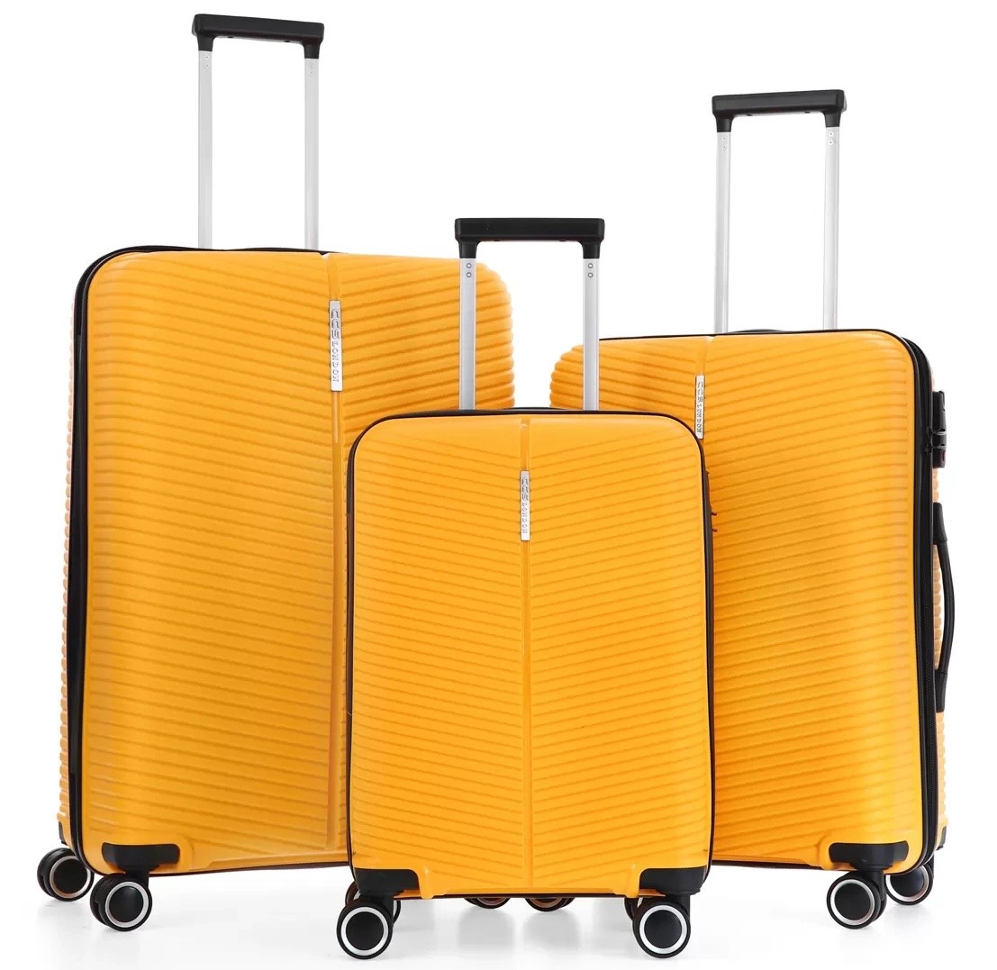 Комплект чемоданов CCS 5224 Set Yellow