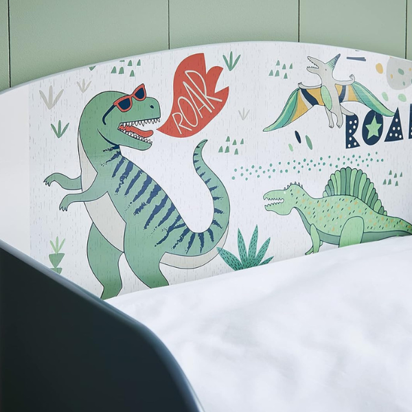 Кровать Junior с боковыми защитами «Динозавры: U-Grow»