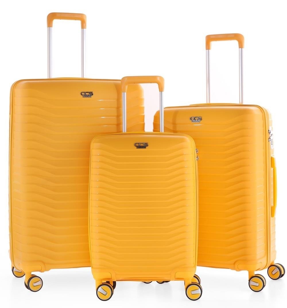 Комплект чемоданов CCS 5235 Set Yellow