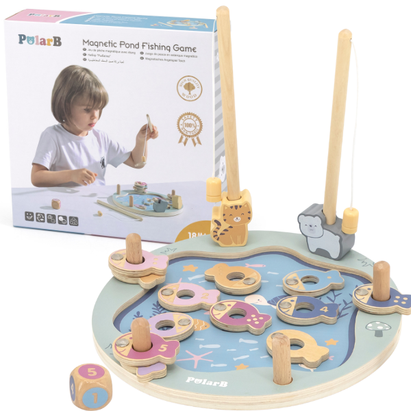 Деревянный игровой набор «Магнитная рыбалка»