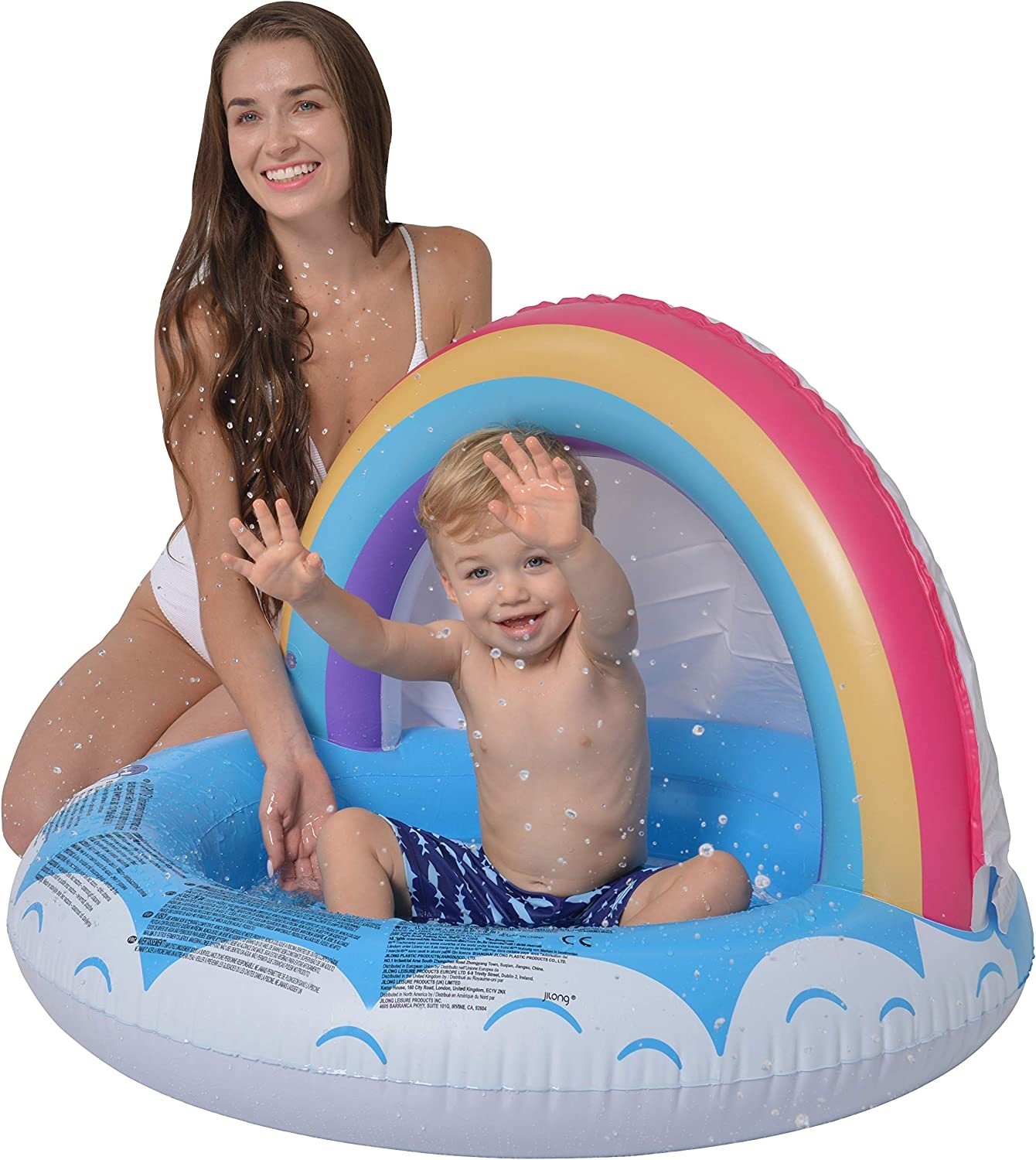 Бассейн SunClub Rainbow Baby (57155)