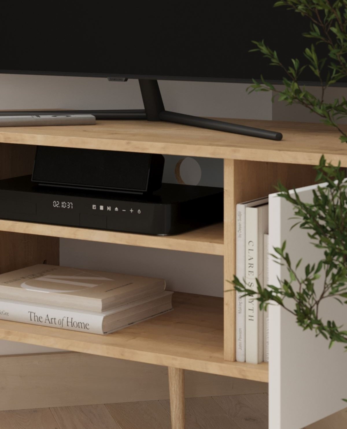 Тумба под ТВ Bofigo 11-07-41 Sapphire Oak/White