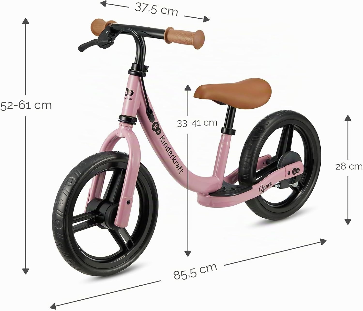 Беговел Kinderkraft Space Pink (KRSPAC23PNK0000)