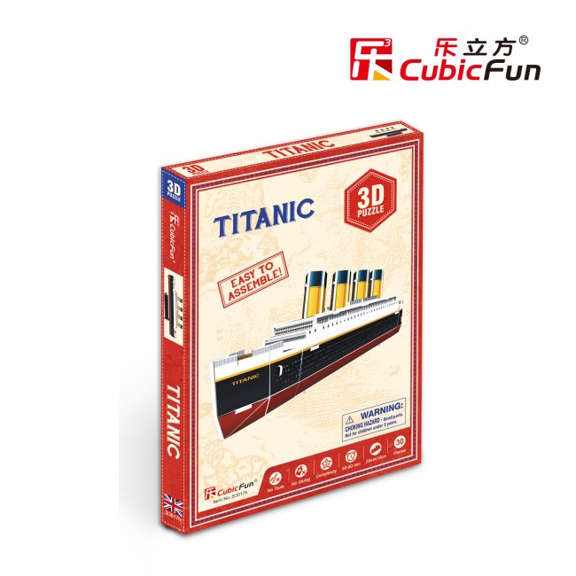 3D пазл “Титаник”, 30 элементов