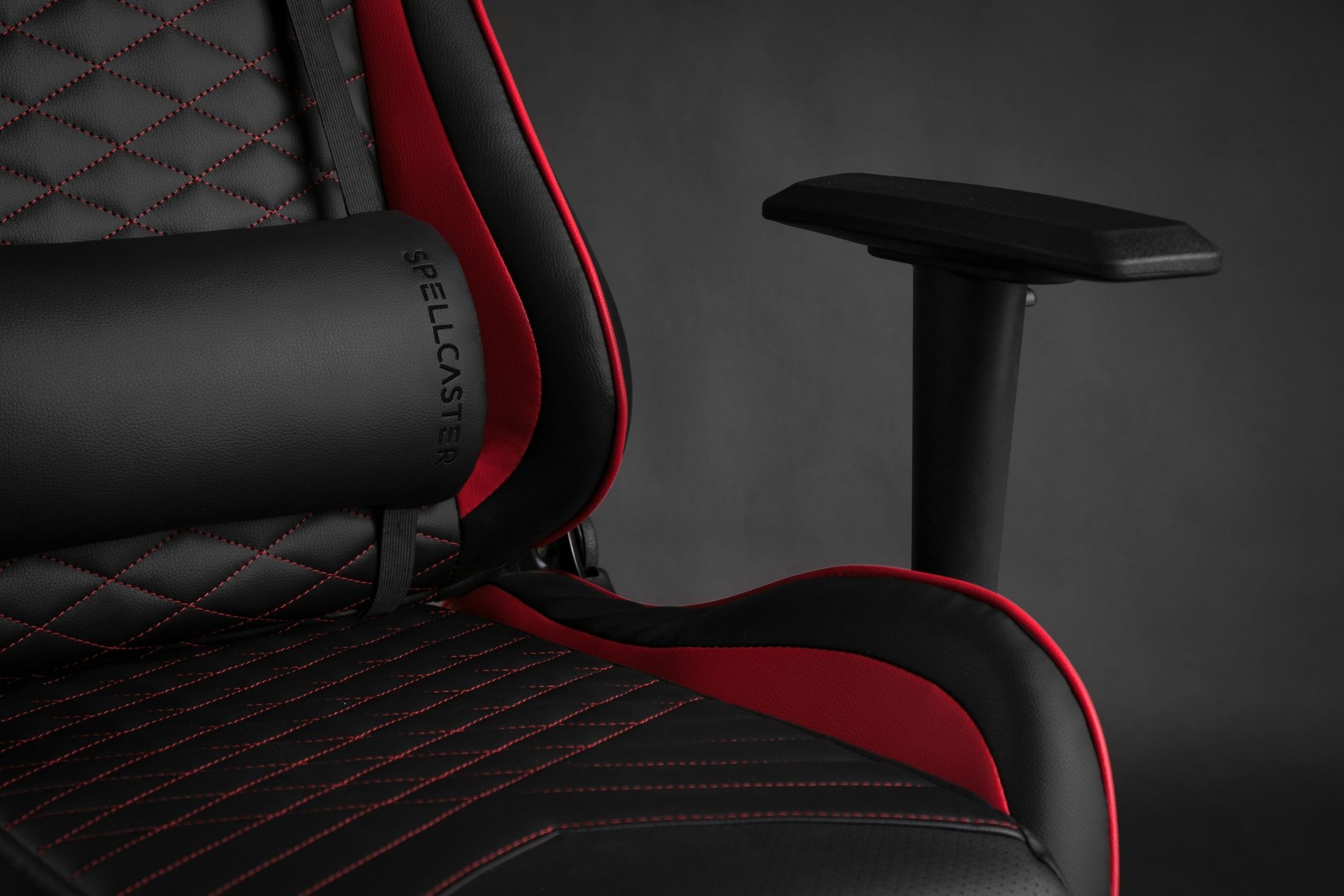 Геймерское кресло Sense7 Spellcaster Black and Red