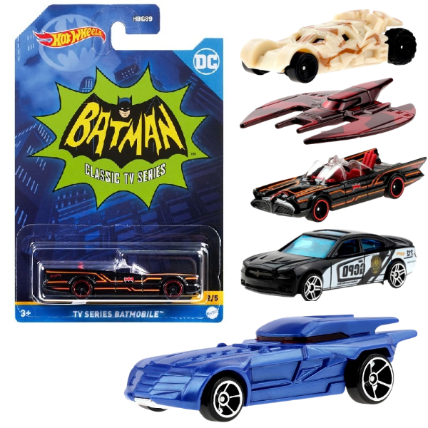 Hot Wheels Тематическая машинка «Batman» (в асс.)