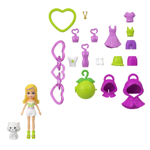 Брелок Polly Pocket, серия «Фрукты», в асс.