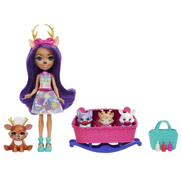 Enchantimals коллекция Baby Best Friends «Оленица Данесса и Спринт»