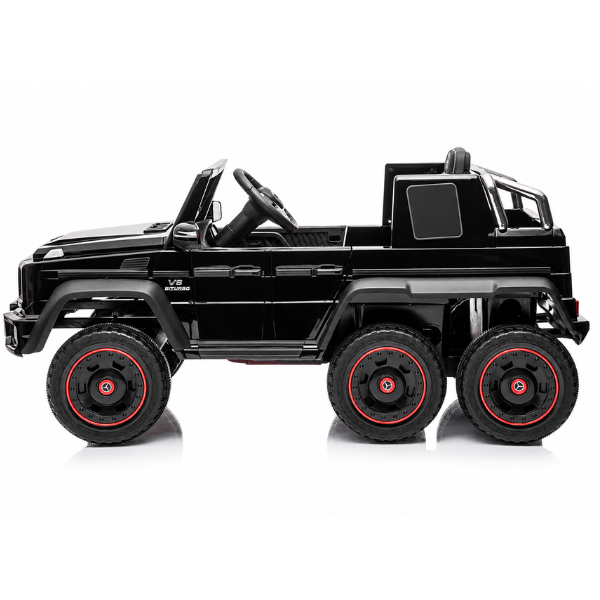 Машина Mercedes-Benz G63 AMG 6×6, Аккумулятор 12V10AH, 6 моторов 35W, EVA колеса, кожаные сидения