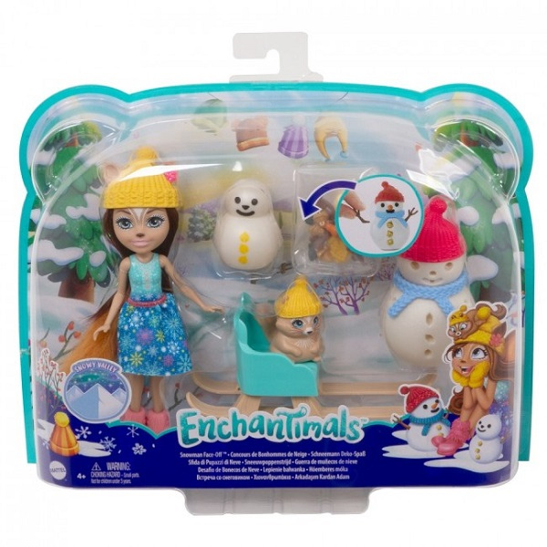 Enchantimals Игровой набор «Белочки и снеговики»